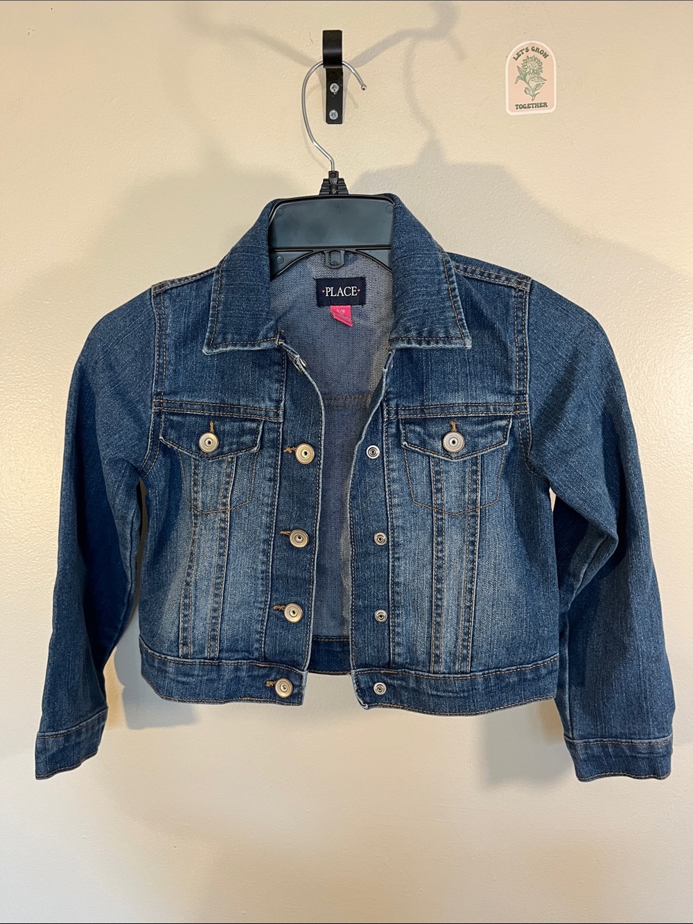 The Children's Place Dark Blue Denim Jean Jacket